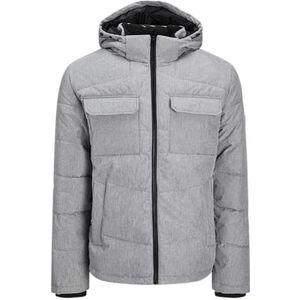 JACK&JONES PLUS Heren Jjbrady Puffer Ps Down Vest, lichtgrijs gem., 5XL