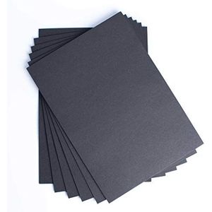 House of Card & Papier A4 160 gsm Card - Zwart (Pak van 25 Sheets)