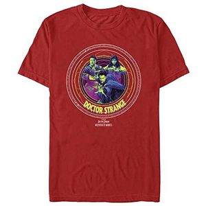 Marvel Doctor Strange in the Multiverse of Madness - Runes Badge Unisex Crew neck T-Shirt Red 2XL