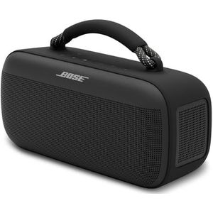 Bose NIEUW SoundLink Max Draagbare Speaker, Grote waterdichte Bluetooth speaker, Tot 20 uur batterijduur, USB-C, Ingebouwde 3,5 mm AUX-ingang, Zwart