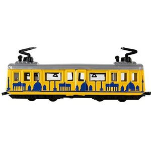 Idena 4259526 - Model Berlijnse tram, met terugtrekmotor, ca. 13,5 x 19 x 5 cm, als speelgoed, typisch souvenir of populair verzamelstuk