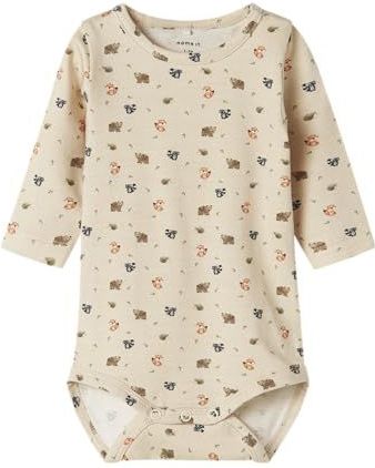 NAME IT Heren Nbmoforest Ls Body, Peyote Melange, Numeric_56, Peyote Melange, numeric_56