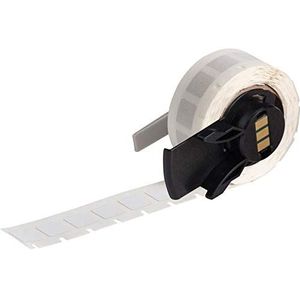 Brady PTL-3-727 etiket, hoge temperatuur polyimide, 0.375"" B x 0.375"" H (9.530 mm B x 9.530 mm H), wit (Pak van 500)