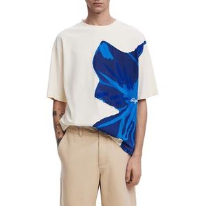 Desigual - T-shirt - Multicolor - Korte Mouwen - Bloemontwerp