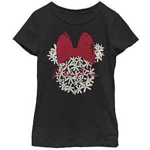 Disney Mickey And Friends Easter Minnie Mouse Floral Girls T-shirt, Schwarz, XS
