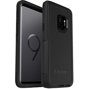 OtterBox COMMUTER SERIE Hoesje voor Samsung Galaxy S9, Polycarbonaat shell Synthetisch rubber slipcover, Lichtgewicht- Frustratie vrije verpakking - ZWART