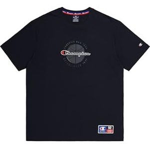 Champion Legacy Modern Basket - S/S Crewneck T-shirt, zwart, M heren SS24, Zwart, M