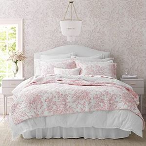 Laura Ashley - Bedford Pink - Omkeerbare Beddengoedset - Katoen - Met Kussensloop