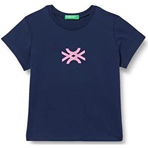 United Colors of Benetton T-shirt 3I1XG1096, donkerblauw 252, 82 meisjes, donkerblauw 252