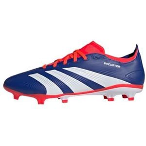 adidas Predator League voetbalschoenen, uniseks, stevige grondschoenen, Lucid Blauw Ftwr Wit Zonnerood, 36 2/3 EU