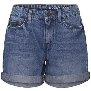 Noisy may Dames Nmsmiley Nw Shorts Vi060mb Curve Noos, Medium Blue Denim, N/A, blauw (medium blue denim)