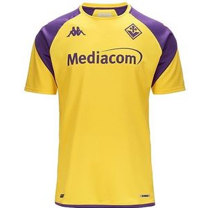 Kappa T-shirt Abou Pro 7 Fiorentina L geel/paars