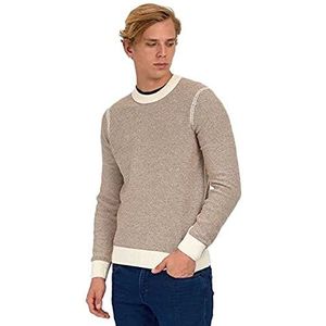 BOSS Heren Knitwear Knitted_Sweater, Open White, XXXL