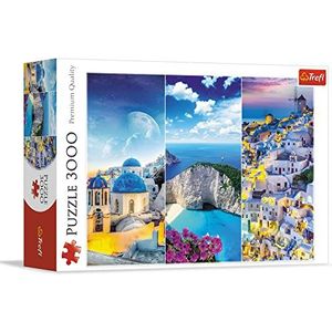 Griekse Vakantie Collage Puzzel (3000 stukjes)