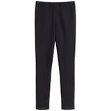 Leggings - Effen - Jersey - Slimfit - Mid Waist - Lang