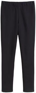 Leggings - Effen - Jersey - Slimfit - Mid Waist - Lang