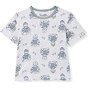 Sanetta Baby-jongens T-shirt, lichtgrijs, gemêleerd, 80 cm