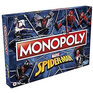 Monopoly Bordspel: Spiderman - Speel als een spinnenheld - Grappig spel voor kinderen vanaf 8 jaar