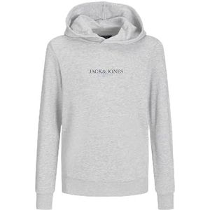 JACK & JONES Junior Jorbillyburg Sweat Hood FST Jnr, wit (bright white), 152