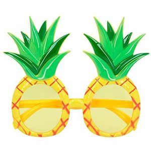 Boland 52076 - Feestbril ananas, leuke bril voor carnaval of JGA, accessoires voor carnavalskostuums, verkleedaccessoires