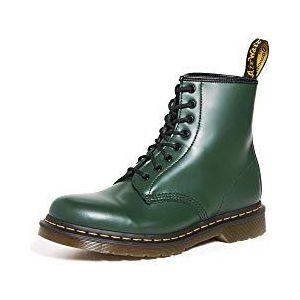Dr. Martens Unisex 1460 Milled Combat Boots, Groen, 19 EU