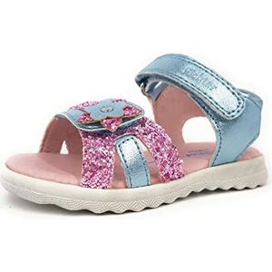 Richter Kinderschuhe Lilly Babysandalen voor meisjes, ciel/Lotus, 20 EU