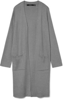 Lange cardigan van viscosemix, model 'SABA'