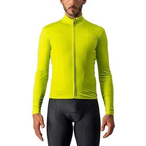 castelli Heren PRO Thermal MID LS Jersey T-Shirt, Chartreuse, L