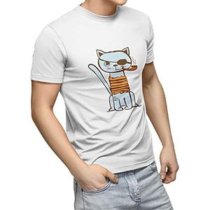 Bonamaison Uniseks Volwassene TRTSNW100078-S T-shirt, Wit, S