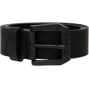 REPLAY - AM2417.000.A3008A - Riem - Zwart - Leer