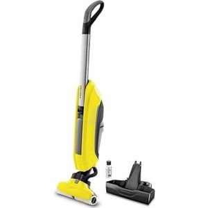 Kärcher FC 5 Cordless Floor Cleaner voor dweilen met zuigfunctie (oppervlakteprestatie van 60 m² per acculading, wasbare microvezelrollen)