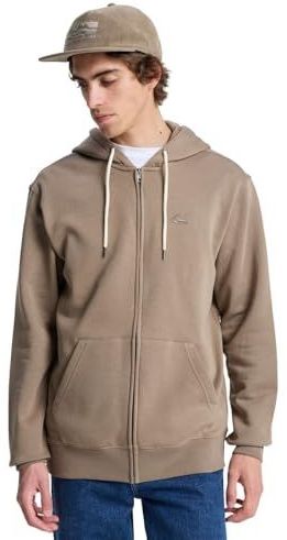 Quiksilver - Salt Water - Sweatshirt - Bruin - Met Rits - Comfort Fit