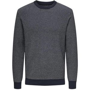 ONLY & SONS Onsmorgan 12 Structure Crew Knit Noos, navy blazer, 3XL