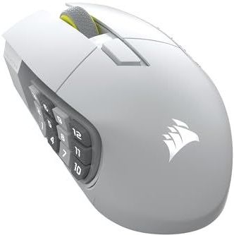 Corsair - Scimitar Elite SE - Draadloze Gaming Muis - Wit - RGB - 33K DPI