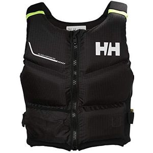 Helly Hansen Rider Stealth Zip Vest voor drijfhulp, voor licht zeilen en andere wateractiviteiten, uniseks, volwassenen, ebbenhout, L