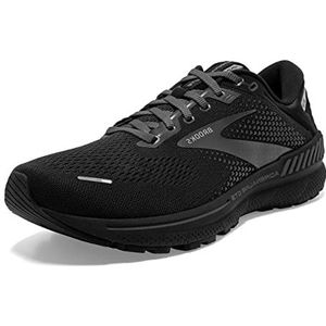 Brooks Adrenaline Gts 22 heren Hardloopschoen, Black Ebony, 44 EU Smal