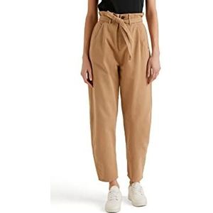United Colors of Benetton Paperbag Broek, bruin (Tannin 193), 46 dames, bruin (tannin 193), 42 NL