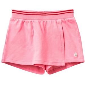 United Colors of Benetton Shorts voor meisjes en meisjes, Roze, 104 cm