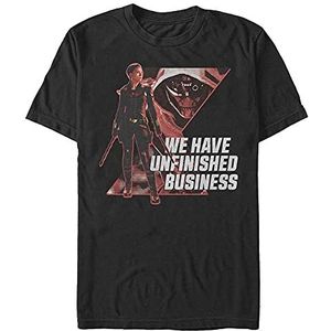Marvel Black Widow - Unfinished Business Unisex Crew neck T-Shirt Black S