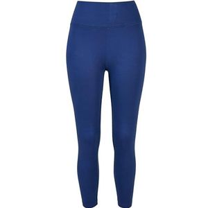 Urban Classics Yoga broek voor dames leggings met hoge taille jersey legging, Ruimteblauw, 4XL