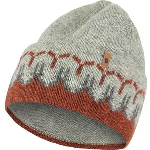 Fjallraven 87167-215-020 Övik Path Knit Beanie/Övik Path Knit Beanie Hat Unisex Herfst Leaf-Grey Maat One Size