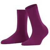 FALKE Dames Sokken Cosy Wool W SO Wol Kasjmier eenkleurig 1 Paar, Rood (Berry 8390), 35-38