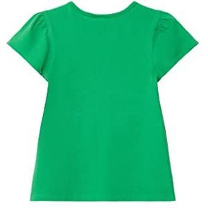 s.Oliver Junior Girl's T-shirt met pailletten, groen, 92/98, groen, 92/98 cm