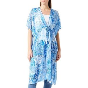 nascita Dames kimono 29326464-NA03, blauw wit, XL, blauw-wit, XL