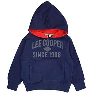 Lee Cooper Sweatshirt met capuchon voor jongens, Marine, 14 Jaren