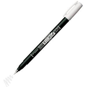 Tombow Penseel Pen Fudenosuke pastel voor zwart papier, wit