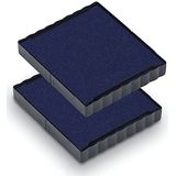 Trodat reserve inktkussen 6/4924 voor Printy 4924, 4940, 4724 en 4740 – Stempelkleur blauw, set van 2