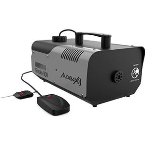 Audibax Smoke 900 led-rookmachine met RGB-led, rookmachine met afstandsbediening, vermogen 900 W, capaciteit 0,9 l, rook per minuut 280 m³, verwarming in 4 minuten