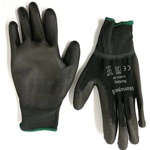 Honeywell Workeasy 2100251-09/MPP PSS, PU-handschoenen, eenvoudige bediening in droge omgeving, maat 9, 10 stuks, EN 388 3121, 6, zwart, 10