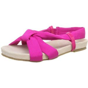 Ruby Brown dames comfort sandalen, Roze Hot Roze 053, 40 EU